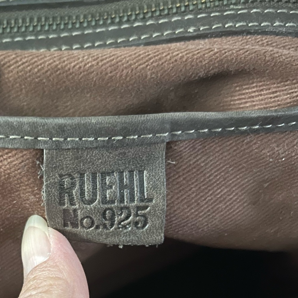 RUEHL No. 925 Brown Leather Purse - Picture 8 of 9